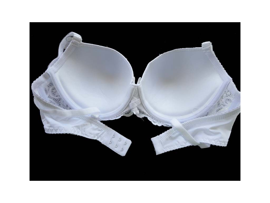 SOUTIEN-GORGE EN SATIN BLANC GROSSISSANT - 3