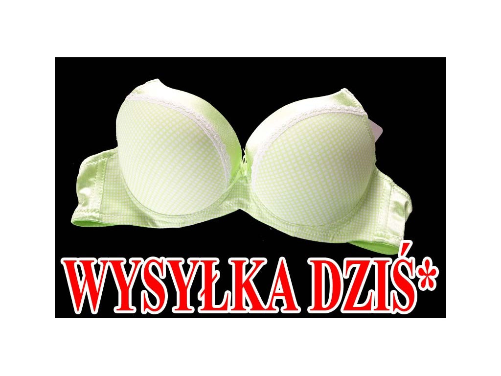 BIUSTONOSZ ZIELONY KRATKA