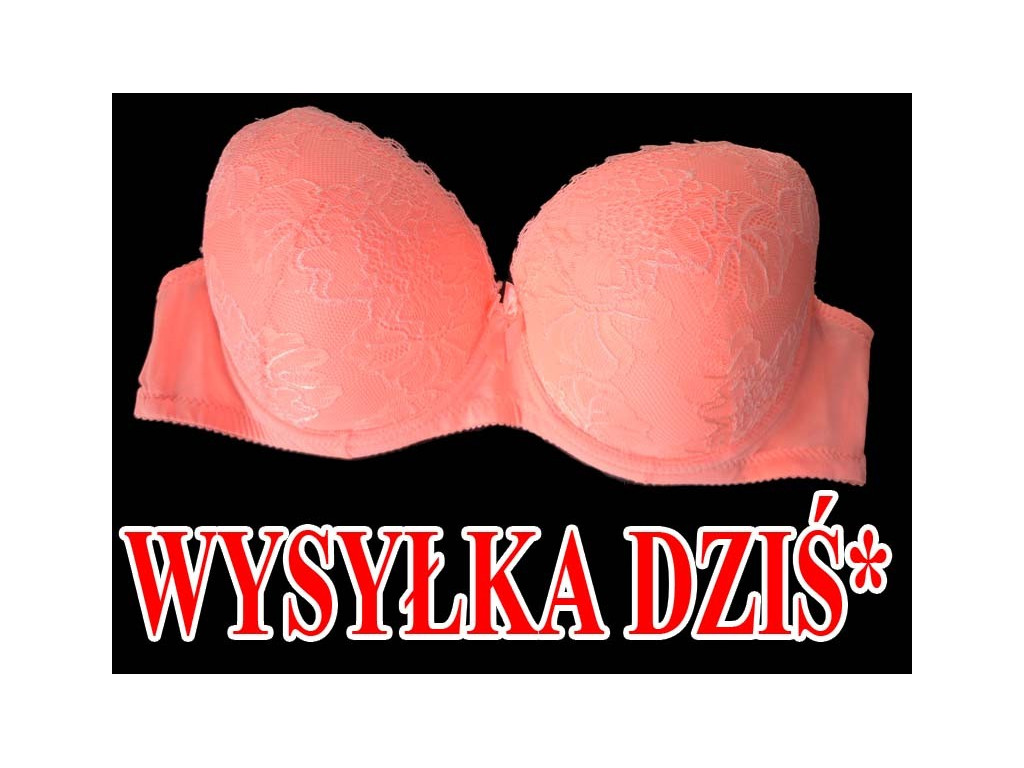 BIUSTONOSZ KORALOWY GLADKI