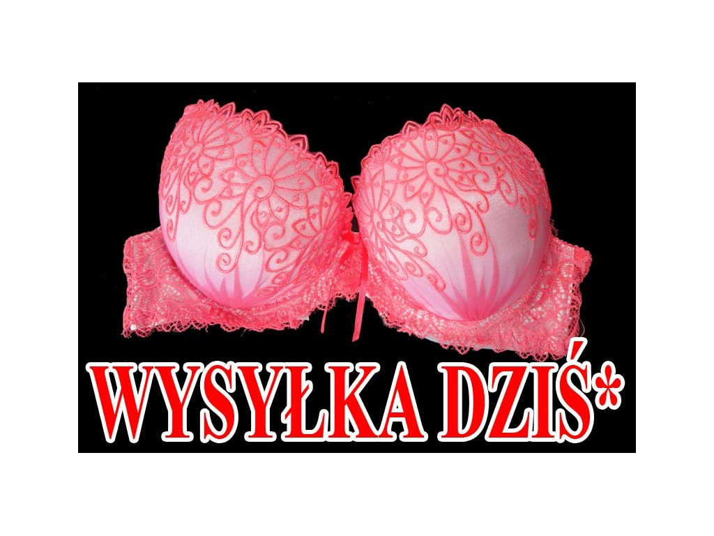 BIUSTONOSZ ROŻOWY WZOREK