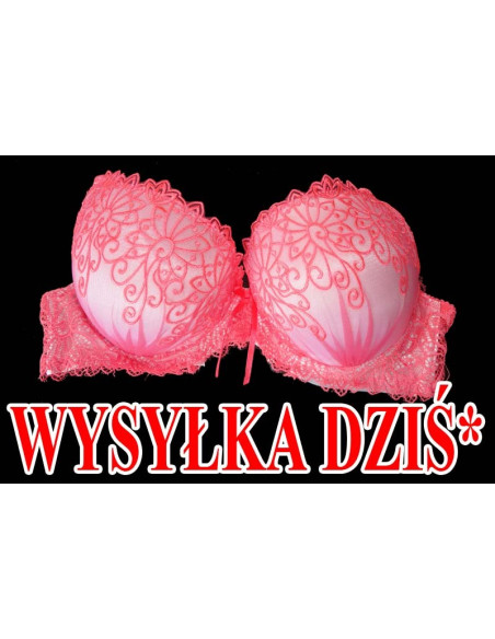 BIUSTONOSZ ROŻOWY WZOREK