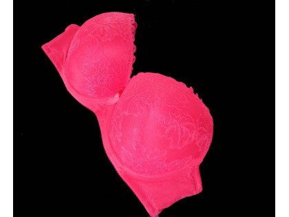 PINK LACE BRA MAGNIFYING - 2