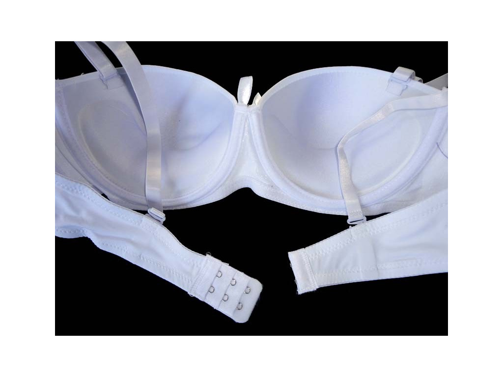 MAXIMAL VERGRÖßERNDE WEIßE GLATTE BARDOT - 3