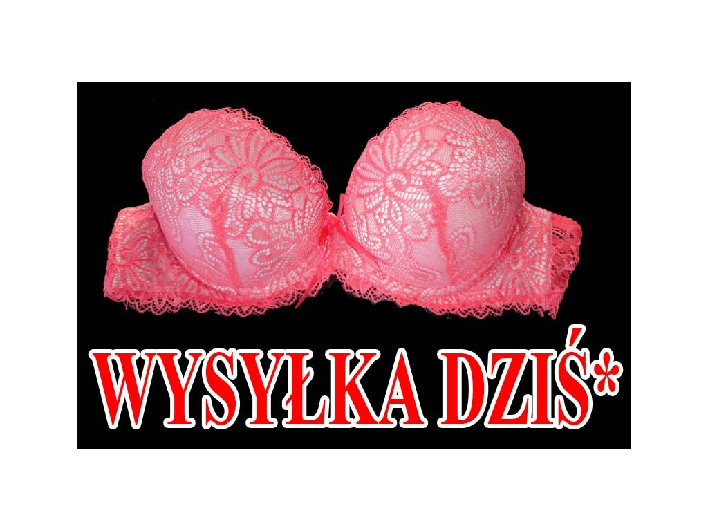 SOUTIEN-GORGE EN DENTELLE À MODELER EN CORAIL - 1