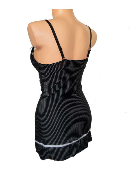 NIGHTDRESS PUSHUP RIBBONS WHITE - 3