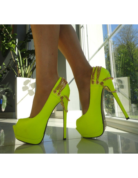 16CM LANT NEON GALBEN PENTRU ÎNALTE - 2