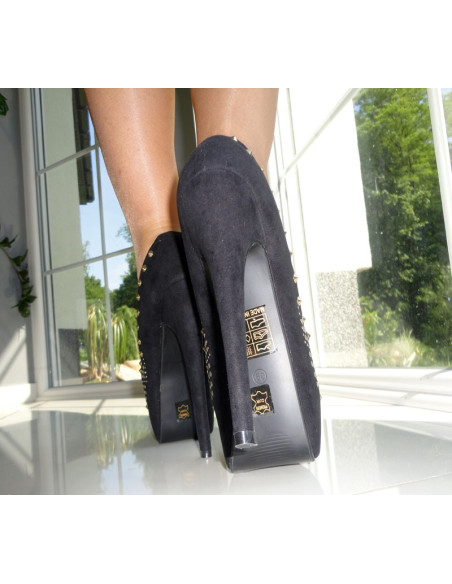 Augstas galvas 16 cm BLACK PLATFORM WORKERS - 5