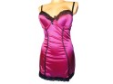 PUSHUP NIGHTDRESS PUSHUP SATIN PINK - 1