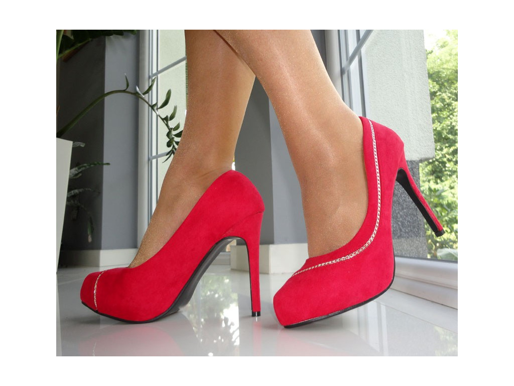 Sarkani platformas stilettos - 2
