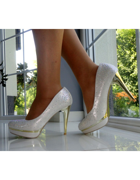 PLATFORM PINS WHITE LOW ZIRCONIA - 4