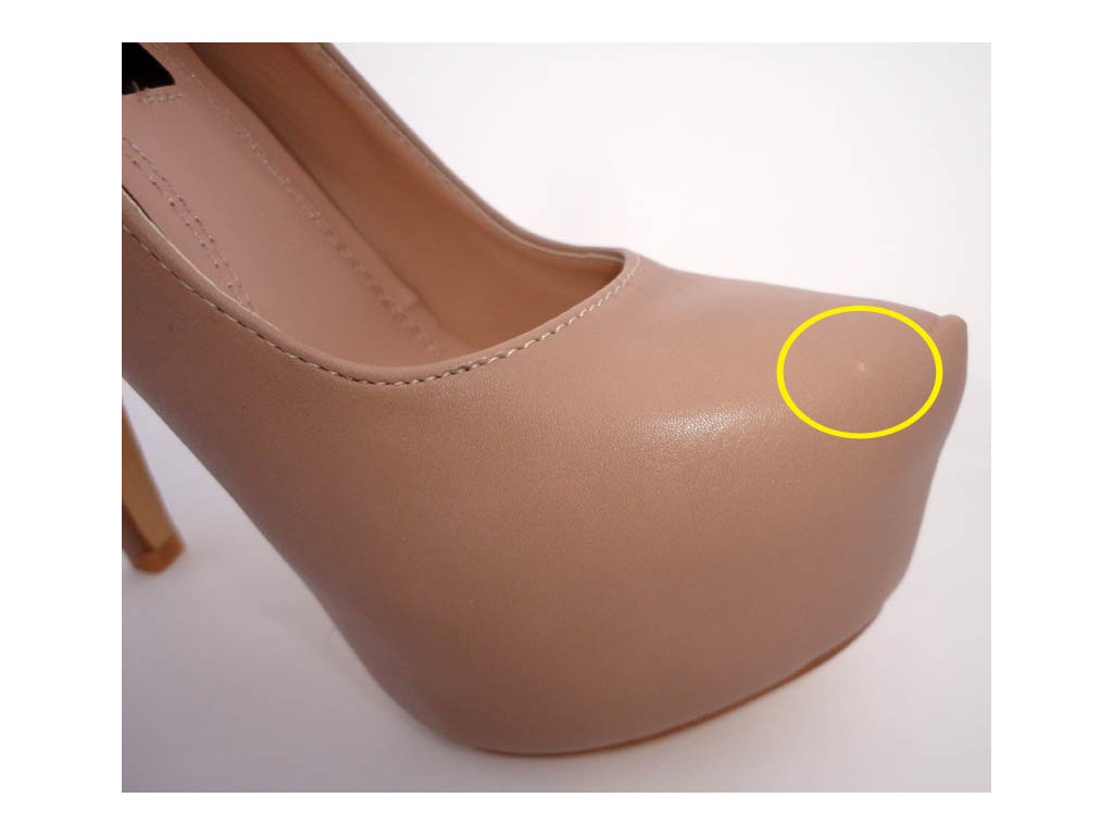 PLATFORMA PODPĚTÍ MATTE BEIGE NUDE