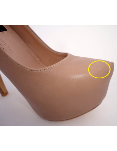 PLATFORMA PODPĚTÍ MATTE BEIGE NUDE