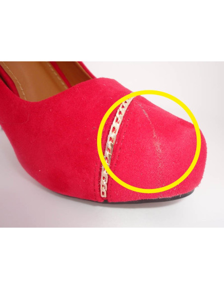 VÝSTUPNÍ ČERVENÉ PATY VYSOKÁ KLASICKÁ PLATFORMA - 6