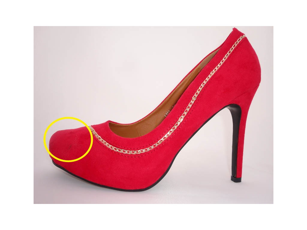 OUTLET RED HIGH CLASSIC PLATTFORM - 9