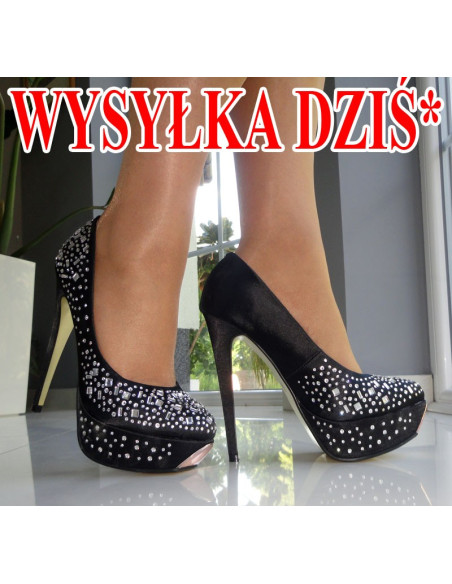BLACK PLATFORM PINK ZIRCONIA