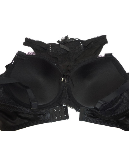 ENSEMBLE DE SOUS-VÊTEMENTS CULOTTE NOIRE EN ZIRCONE - 3