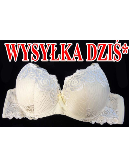 SMĖLIO SPALVOS NĖRINIUOTA BLIZGI LIEMENĖLĖ - 1