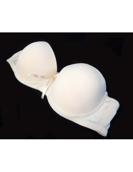 GLATT BEIGE BARDOT BEIGE SILIKON-BH - 2