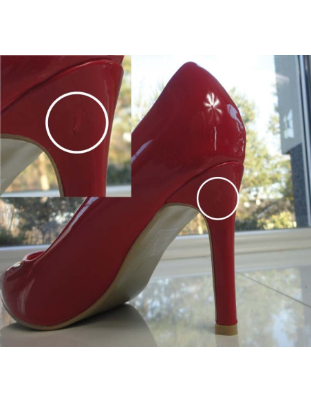 CZERWONE WYSOKIE BUTY SZPILKI KLASYCZNE