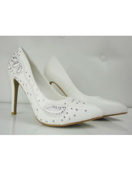 WHITE MATTE PINK PINK LACE, SEQUINS - 4