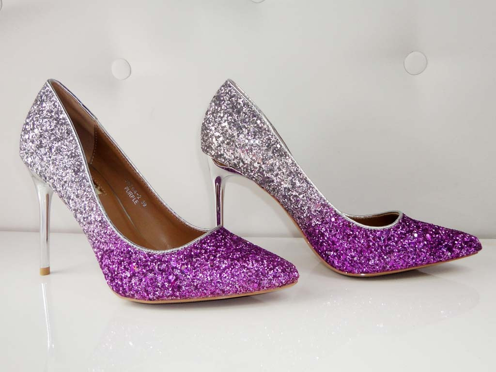 STICLE CLASICE PURPLE GLITTER PURPLE - 3
