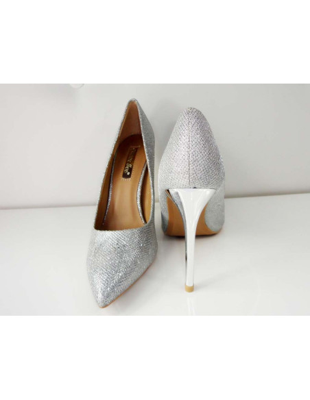PINS CLITIC ARGINT GLITTER - 3
