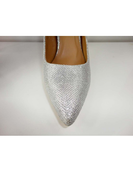 KLASICKÉ STŘÍBRNÉ GLITTEROVÉ PINY - 5