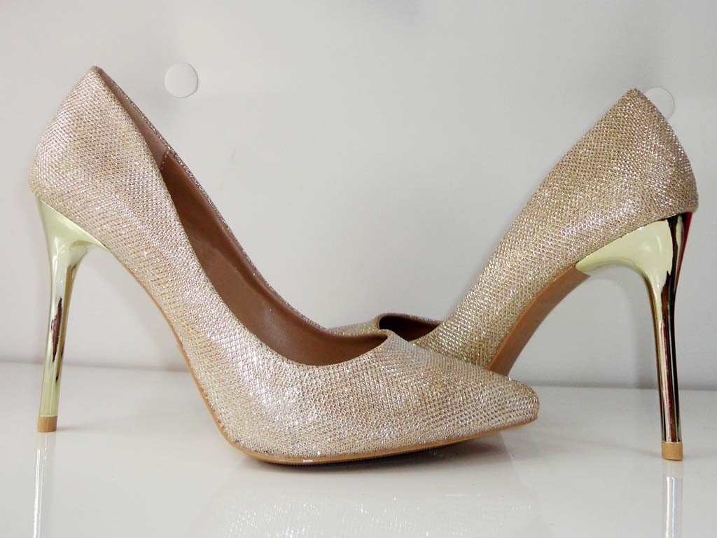 STILETTO HEELS AUKSO BLIZGUČIAI KLASIKINIAI - 3