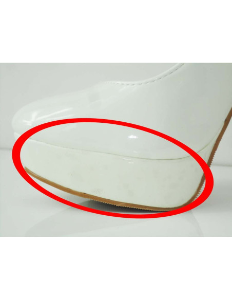 ÉPINGLES VERNIS BLANC NAVETTES PLATE-FORME - 6