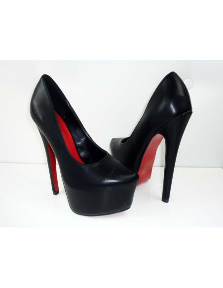MAGAS FEKETE MATTE SARKÚ PLATFORM - 3