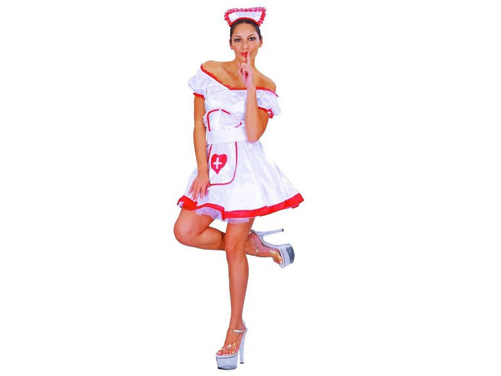 STRÓJ PRZEBRANIE SEXY PIELĘGNIARKI