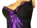 CHEMISE DE NUIT PUSH-UP S'INCLINE VIOLET - 3