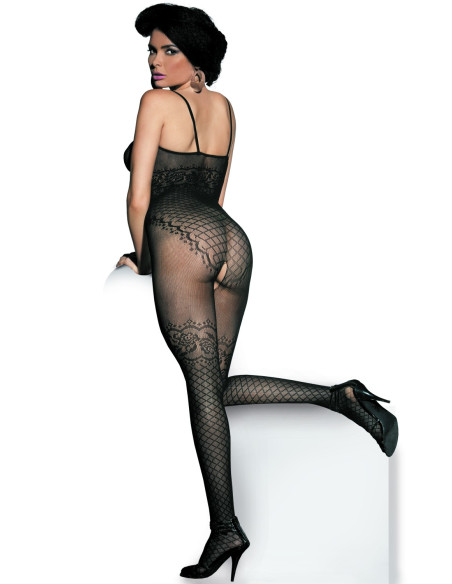 BODYSTOCKING OBSESIVE CZARNE KOROKNKOWE SEXY