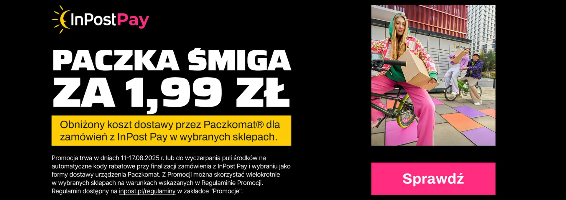 1,99 zł Paczkomat
